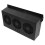 1Set Zwarte Ventilator Auto Interieur Plastic+metaal Energiebesparend 10