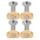 2Sets Hexagon Messing Und T-Nuts, Für Foil Boards 2