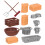 3Ensembles Jouet Ferme Multi-Couleur Plastique Outils Et Grange 3