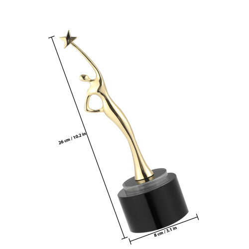 1Pièces Coupe Métal Récompense Durable Pour Concours 2