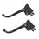 2Pièces Poignées Noir Guidon Accessoire Route Ergonomique 5