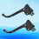 2Pièces Poignées Noir Guidon Accessoire Route Ergonomique 11