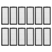 HEPA Filter Replacement for Qrevo Curv 2 Flow Robot Vacuum Cleaner Accessories Washable Filter 12PCS