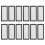 HEPA Filter Replacement for  Qrevo Curv 2 Flow Robot Vacuum Cleaner Accessories Washable Filter 12PCS 1