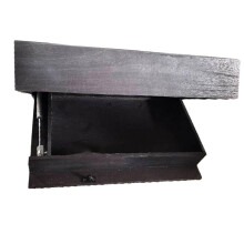 Floating Shelf Easy Installation Storage Rack Wall Mount Drawer for Bedroom Living Room Apartment Dorm Room Bathroom A