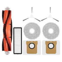 Pièces Détachées pour Aspirateur Robot pour X20+, X10+, X20 et X10 : Brosse Latérale Principale, Filtre HEPA, Lingette de Nettoyage