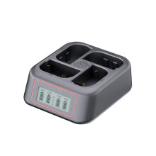 4-Slot Charger for LP-E6NH Battery, with PD Fast Charge, LCD Indicator,for R5,R5C,R6,R7,R5II,5D 6D 7D