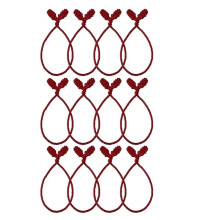 12pcs 20Inches Christmas Garland Ties Reusable and Flexible Xmas Garlands Wreaths Twist Tie for Stair Railings WreathS A