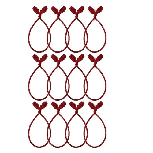 12 Unidades de 50 cm (20 Polegadas) de Abraçadeiras de Natal Reutilizáveis e Flexíveis para Guirlandas e Coroas de Natal, Ideais para Corrimãos de