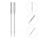 200Pcs Heavy Duty Silver Sewing Needles for Thick Fabric Denim Canvas 11