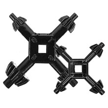 2-Delige 4-in-1 Boorkopsleutelset voor Elektrische Boormachines, Maten 3/8, 1/2, 3/4, 1 Inch, Verbeterd en met Controle