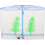 Blue Plastic Fish Tank Isolation Box Safe Breeding Container 8