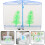 Blue Plastic Fish Tank Isolation Box Safe Breeding Container 9