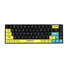 129 Keys Cyberpunk Keycap Set, Profile,Side-Engraved, Translucent PBT Keycaps,Custom Adapted for Keyboards
