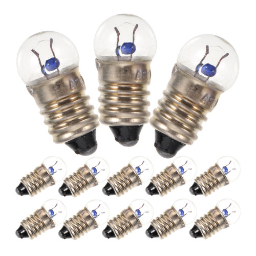 300Pièces Mini Ampoules Verre Métal Pour Modèles 2
