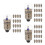 300Pièces Mini Ampoules Verre Métal Pour Modèles 8