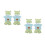 4Sets Cotton Doll Clothes with Hat for 10 Inch Dolls 8