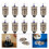 300Pièces Mini Ampoules Verre Métal Pour Modèles 10