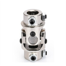3/4" DD X 3/4"DD Nickel Plating Single Steering Shaft Universal U Joint 83mm (3-1/4") Working Angle 35Degree Car Parts