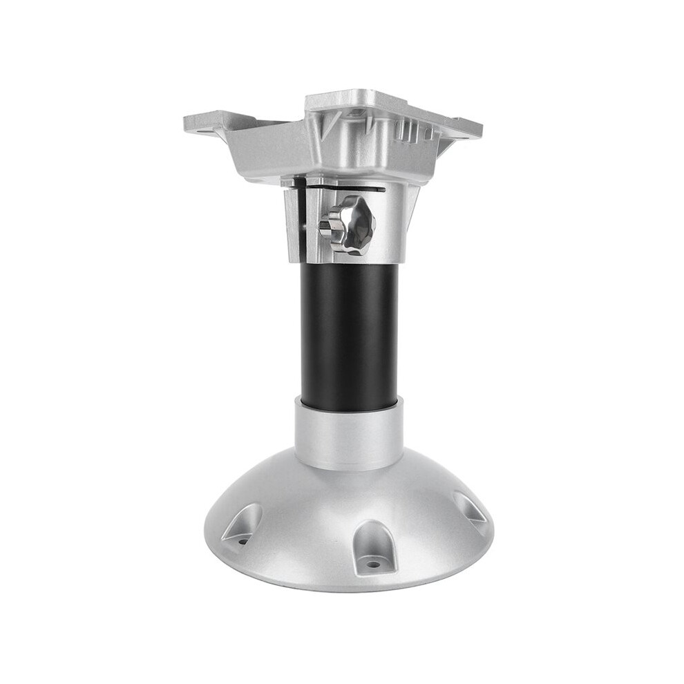 Marine Seating Captain's Chair Base,Adjustable Manual Lifting Base For Speedboats And Yachts Silver 6033156999045