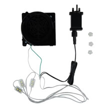 Inflatable Blower Replacement 12V 1.0A Fan Blower Motor with 3 Lig for Indooor Outdoor Decorations Airblow UK