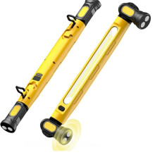 Under Hood Work Light Bar, 3000LM LED Magnetic Light Bar with Hooks, Rechargeable Hood Light for Mechanic/Car Repairing