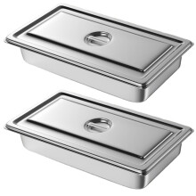 Pan, Full Size Steam Table Pan Stainless Steam Table Pan with Lid Full Size Food Pan Stainless Steel Buffet Pan