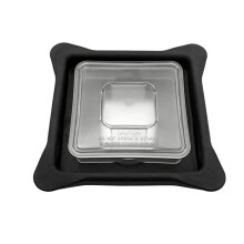 Blender Lid Replacement for Blendtec Blender,Blender Lids Top with Square Clear Plug