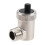 Automatic Quick Bleeder G1/2 Brass Bleed Valve Bleeder External Thread Pressure Relief Valve for Water Heating HVAC 1