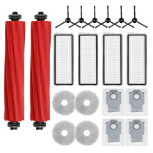 20PCS for Qrevo Pro Qrevo MaxV Qrevo S Vacuum Cleaner Replacement Parts Vacuum Brush Filter Dust Bag Mop Cloth