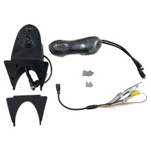 Universal Cargo Van 3Rd Brake Light Dual Camera for Sprinter Ambulance Vehicle Rear View Reverse Backup Dual Camera