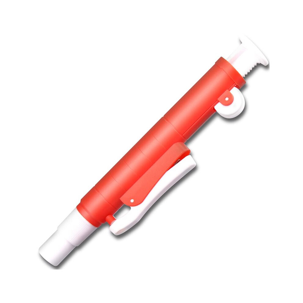 Pipette Pumps,Scientific Pipette Pump 25Ml, For Disposable Plastic And Glass Pipettes Liquid Dispenser Red 6031667166451