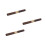 3Pièces Aiguilles À Bois Marron Acier Polyvalentes 4