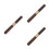 3Pièces Aiguilles À Bois Marron Acier Polyvalentes 5