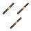3Pièces Aiguilles À Bois Marron Acier Polyvalentes 7