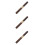 3Pièces Aiguilles À Bois Marron Acier Polyvalentes 9