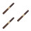 3Pièces Aiguilles À Bois Marron Acier Polyvalentes 10