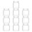 20Pièces Pots Transparent Pour Plantes Miniatures Terrarium 3