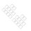 20Pièces Pots Transparent Pour Plantes Miniatures Terrarium 7