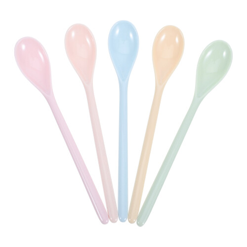 20Pcs Drop-Resistant Baby Spoons Long Handle for Kids Dining
