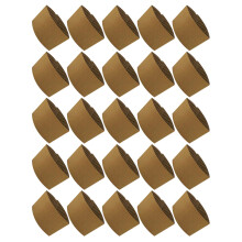50Stk Braune Kaffeebecherhüllen Aus Wellpappe, Robust, Hitzeisolierend