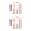 2Pièces Ensemble Percussion Rouge Nylon Bois Mallets Brosses Et Sac 6