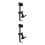2Ensembles Support Mural Casque Manette ABS Noir Usage 10