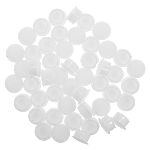 150Pièces Bouchons Blancs PP Pour Trous Vis Résistants 1