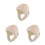 3Pièces Casquette Hiver Doublée Coton Résistante Vent Eau Beige Ski 9