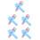 10Pcs Versatile DIY Rhinestone Craft Roller Painting Canvas Tool 8