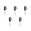 5Pièces Flacon Spray Mini Plastique Transparent Brume Uniforme 9