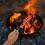 50Pièces Brochettes Barbecue Acier Inoxydable Manche Bois Multi Usage 4