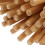 50Pièces Brochettes Barbecue Acier Inoxydable Manche Bois Multi Usage 8