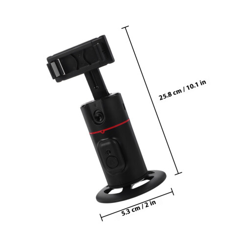 Black ABS Desktop Phone Gimbal Auto Face Track Selfie Stabilizer 1